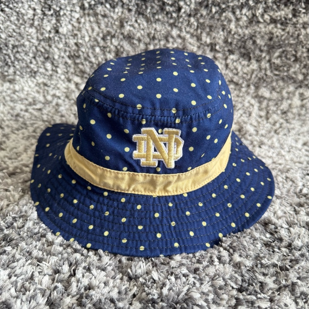 New Era Blue and Yellow Bucket Hat with Logo